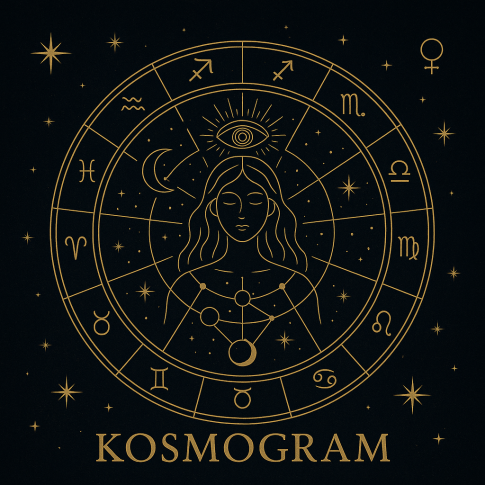 Kosmogram – indywidualna analiza astrologiczna horoskopu urodzeniowego | MysticRoots Wrocław | Astrolog Damian Błaszak (Tarocista Salomon)